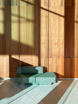 couch in lobby