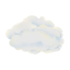 Cloud png sticker, cute illustration design, transparent background