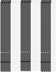 A black striped pattern with many dots
