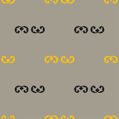 Vector ornamental seamless pattern. Background and wallpaper in classic style. Vector illustration can be used for backgrounds, motifs, textile, wallpapers, fabrics, gift wrapping, templates.