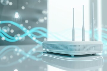 wifi router futuristic