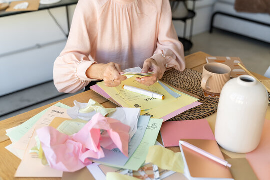 Business receipts at office