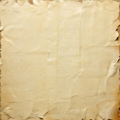 Old and crumpled yellowed paper texture