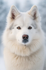 Obraz premium Portrait of a Siberian Husky