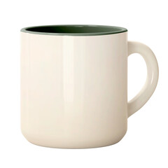 Beige ceramic mug png transparent, minimal kitchenware