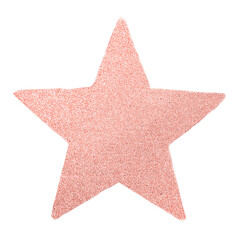 Star png collage element, paper craft design in transparent background