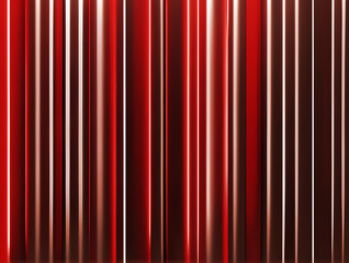 Abstract red background with vertical lines and strips.	