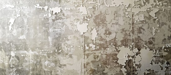 Obraz premium Textured wall with a worn-out wallpaper backdrop.