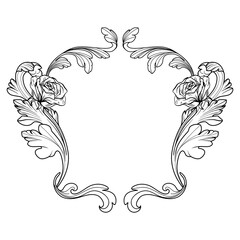 Aesthetic flower png frame, ornamental design on transparent background