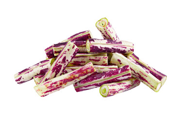 purple long beans isolated on transparent png