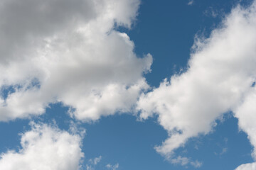 blue sky with clouds