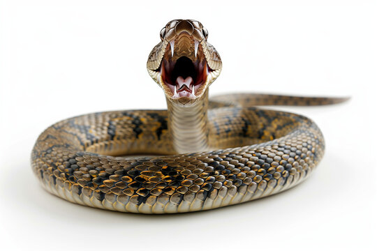 snake isolated on white background