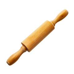 Rolling pin on isolated white background