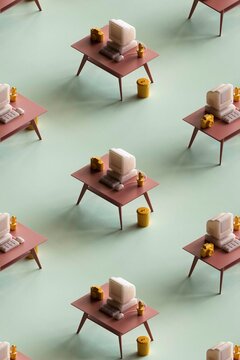 Repetitive Office Workstations Pattern