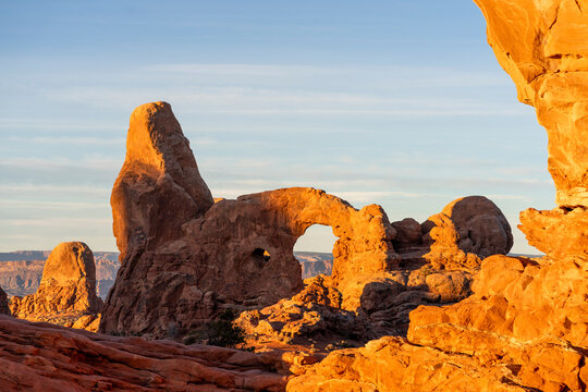 Turret Arch in Arches National Park, Utah