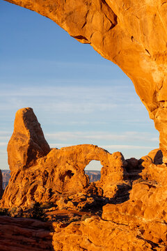 Turret Arch in Arches National Park, Utah