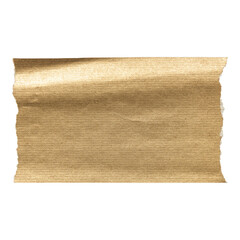 Gold paper scrap png, transparent background