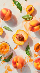 Assorted Peach Recipes - From Pie to Salsa, An Alluring Collection of Peach-Themed Delicacies