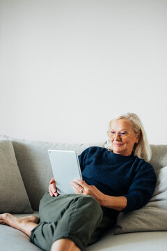 Woman with tablet 