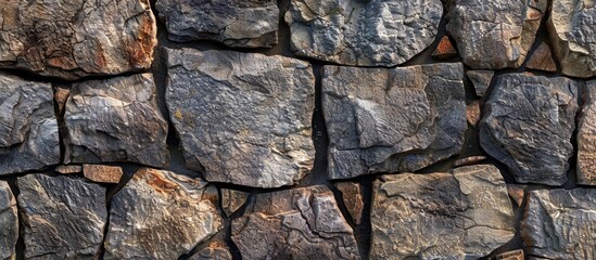 Granite stone wall surface background and feel.