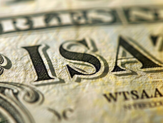 Macro Detail of Money with Intense Focus on 'ISA' Promopting savings
