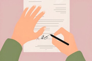Signing a document