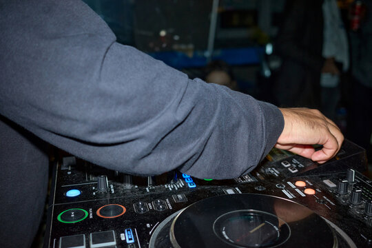 DJ at a party