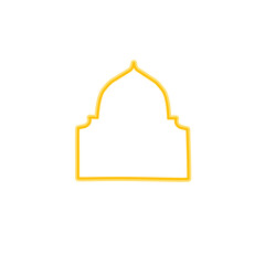 islamic frame shape
