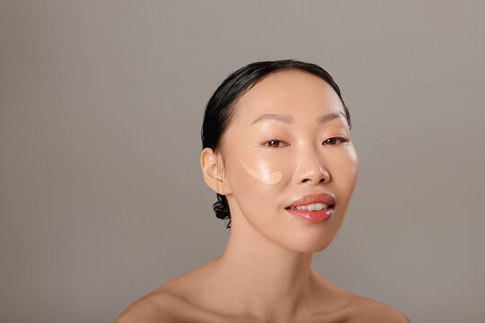Beauty conceptual portrait at studio 
