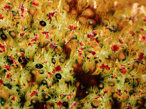 Textured background of microscopic glaze of Chinese ceramics tea cup
