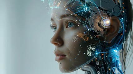 human integrated with artificial intelligence