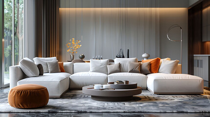 Modern Living Room luxury sofa interior design