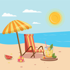 summer beach scene summer, fun, beach, vacation, hot, cocktail, holiday,