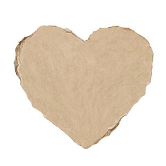 Png heart ripped paper sticker, transparent background