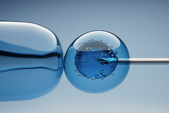 3D Render of Cellular Injection Process