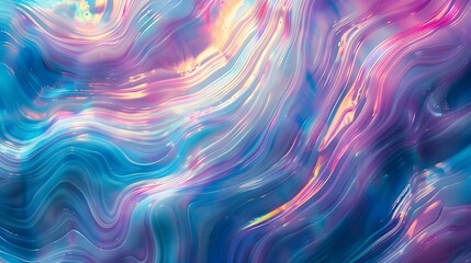  iridescent abstract liquid pattern background - Powered by Adobe
