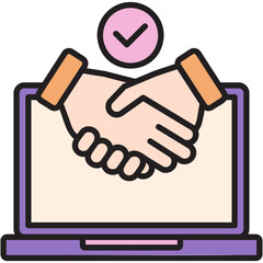 Online Collaboration Icon