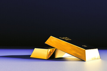 Two Gold Bullion Bars