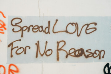 Spread Love Positive Message