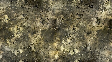 Seamless grunge stains backdrop. Post-apocalyptic grit pattern for authentic designs AI Image