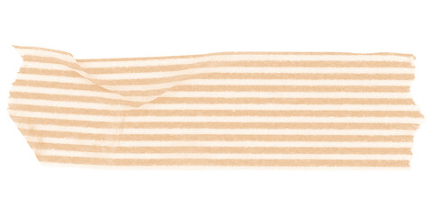 Striped washi tape png sticker, journal collage element, transparent background