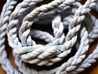 Fototapeta na wymiar a studio photo of a rope