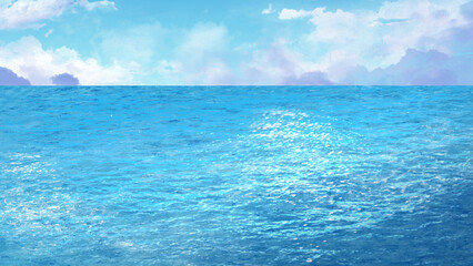 Obraz premium 昼間の水面