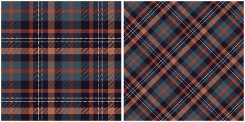 Tartan Plaid Pattern Seamless. Traditional Scottish Checkered Background. Template for Design Ornament. Seamless Fabric Texture. Vector Illustration