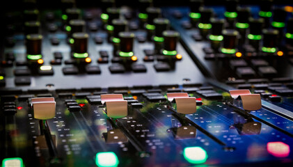 Music Post Production Mixing Console Digital Control Surface