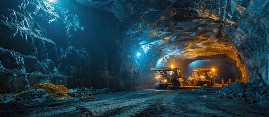Gold Mine Powering Global Precious Metal Demand with Advanced Mining Technology and Dedicated Workers