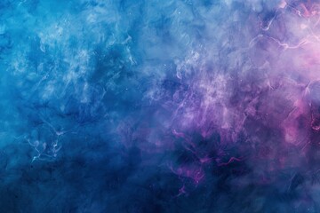 Fototapeta na wymiar Vivid and richly textured abstract background featuring a cosmic blend of blue and purple shades, resembling a nebula or galaxy - generative ai