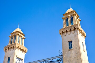 Obraz premium 名古屋市、中川運河の松重閘門