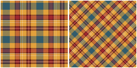 Scottish Tartan Plaid Seamless Pattern, Classic Scottish Tartan Design. Traditional Scottish Woven Fabric. Lumberjack Shirt Flannel Textile. Pattern Tile Swatch Included.