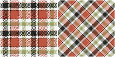 Scottish Tartan Plaid Seamless Pattern, Gingham Patterns. Template for Design Ornament. Seamless Fabric Texture. Vector Illustration